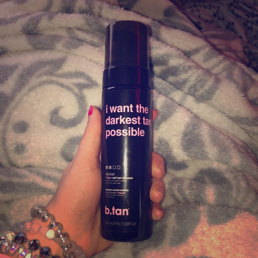 B.Tan “I Want The Darkest Tan Possible”